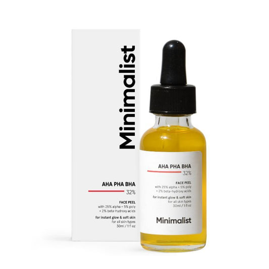 Minimalist 25Percentage Aha + 5Percentage Pha + 2Percentage Bha Peeling Solution For Instant Glow & Soft Skin (30Ml)