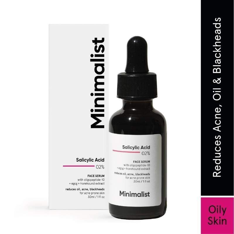 Minimalist 2Percentage Salicylic Acid Face Serum For Blackheads & Whiteheads (30Ml)