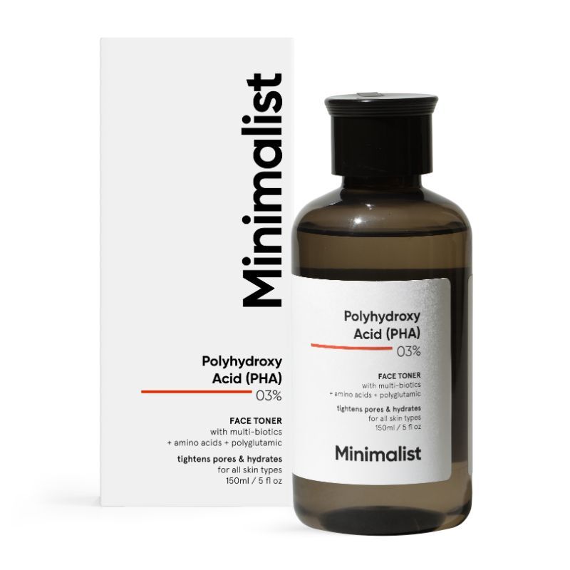Minimalist 3Percentage Pha Face Toner With Multi Biotics For Minimizing Pore Size & Hydrating Skin (150Ml)