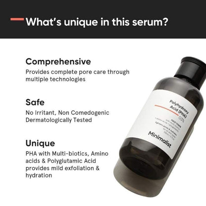 Minimalist 3Percentage Pha Face Toner With Multi Biotics For Minimizing Pore Size & Hydrating Skin (150Ml)-4