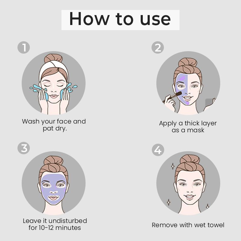 O3+ Blueberry Dtan Creme Mask For De Tan & Moisturising Glow (300G)-2