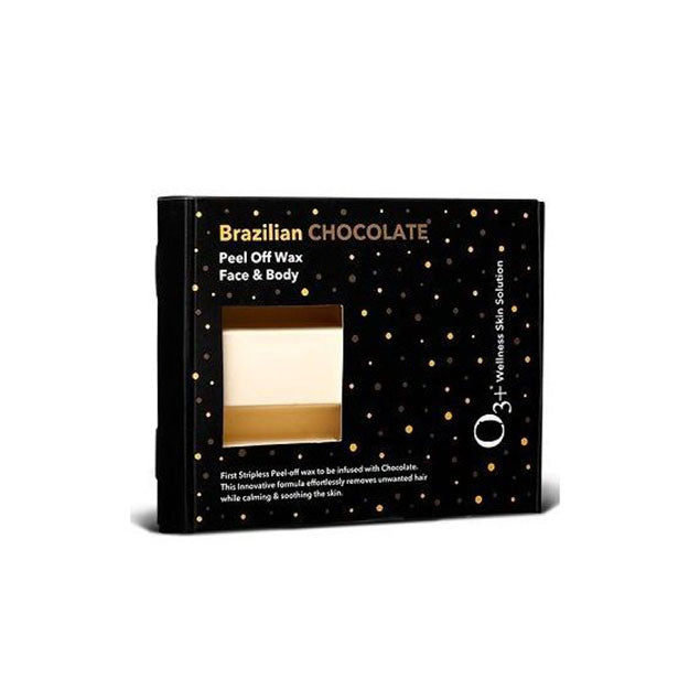 O3+ Brazilian Chocolate Strip-Less Peel Off Wax (330 G)