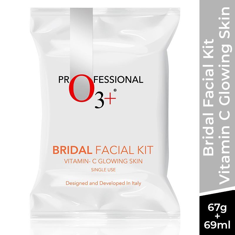O3+ Bridal Facial Kit Vitamin C Glowing Skin (67Gm+69Ml)