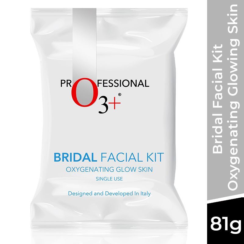 O3+ Bridal Facial Oxygenating Glow Skin Kit For Oily & Acne Prone Skin (81Gm)
