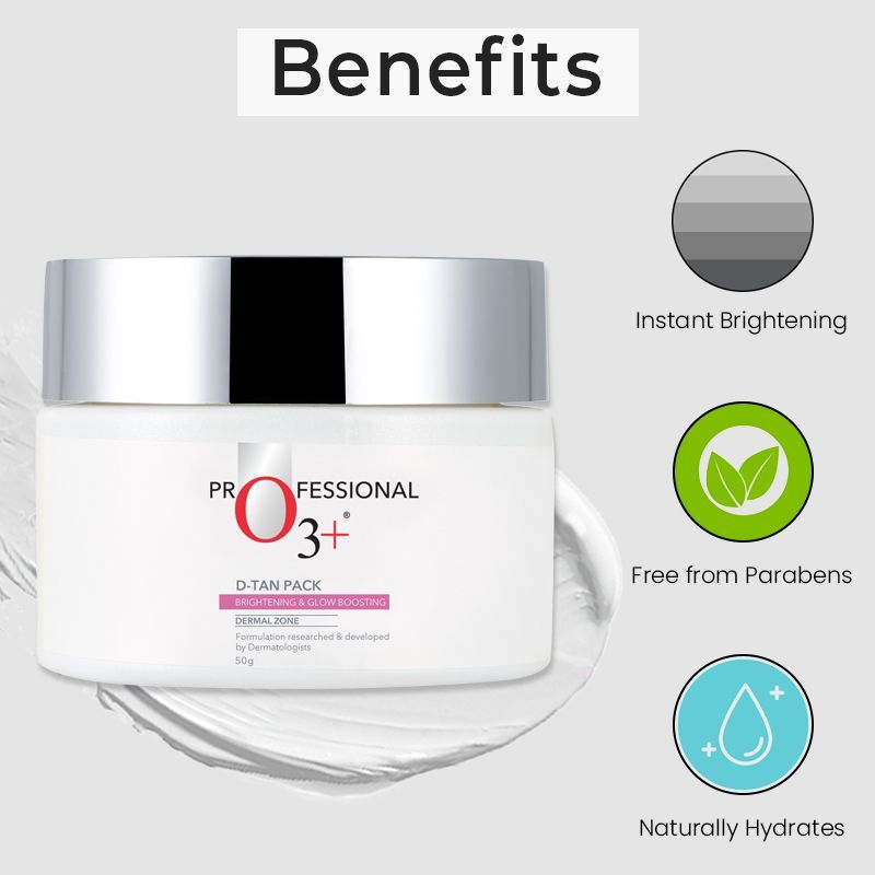 O3+ Brightening & Glow Boosting Dermal Zone D -Tan Pack (50 G)-3