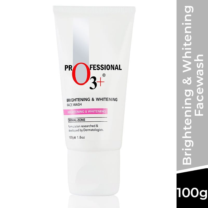 O3+ Brightening & Whitening Face Wash For Sensitive & All Skin Type (100Ml)