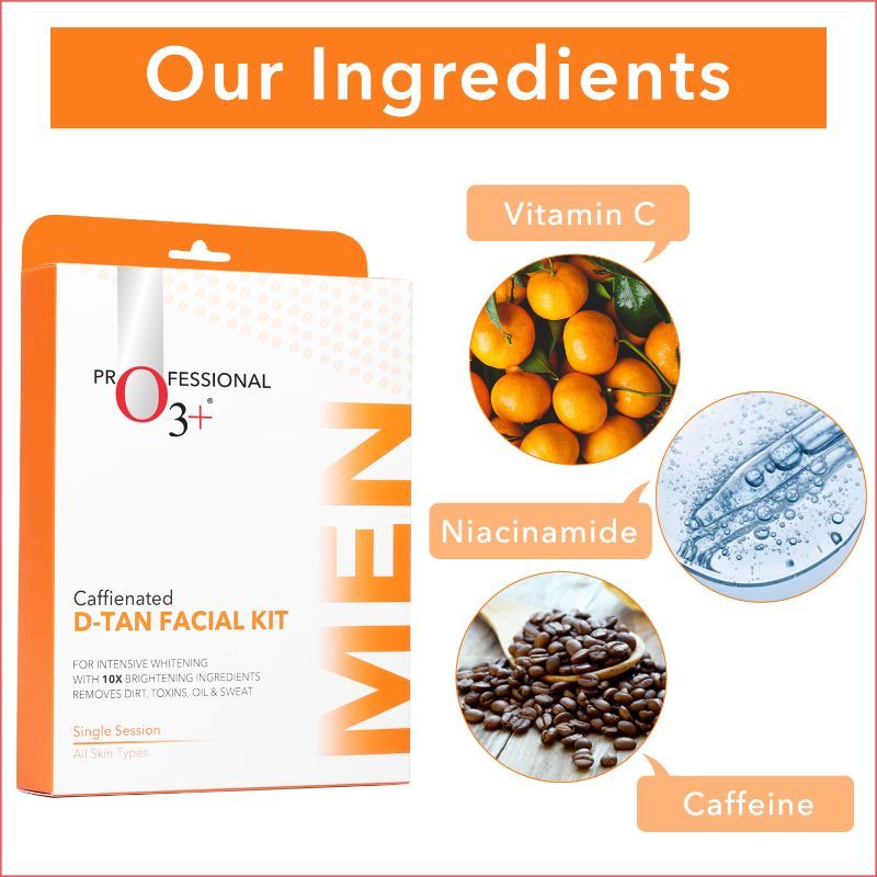 O3+ Caffeinated D-Tan Facial For Intensive Whitening (20 G)-2