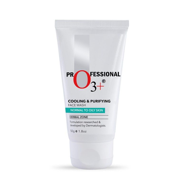 O3+ Cooling & Purifying Face Wash Normal To Oily Skin Dermal Zone (50Gm)