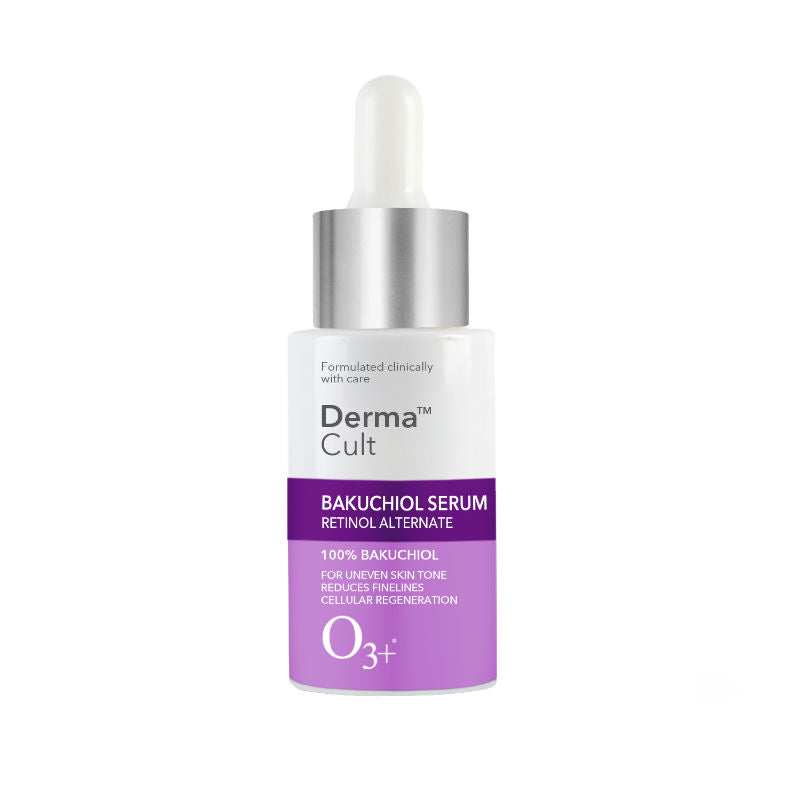 O3+ Derma Cult 100% Bakuchiol Serum For Anti Ageing, Retinol Alternative And Glow (30Ml)
