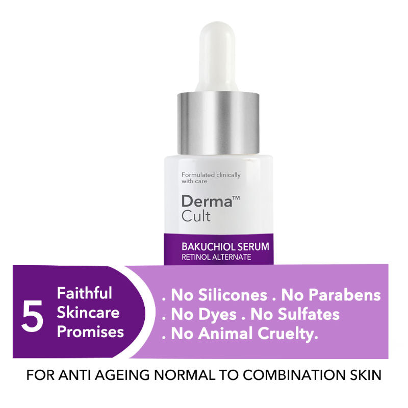 O3+ Derma Cult 100% Bakuchiol Serum For Anti Ageing, Retinol Alternative And Glow (30Ml)-2
