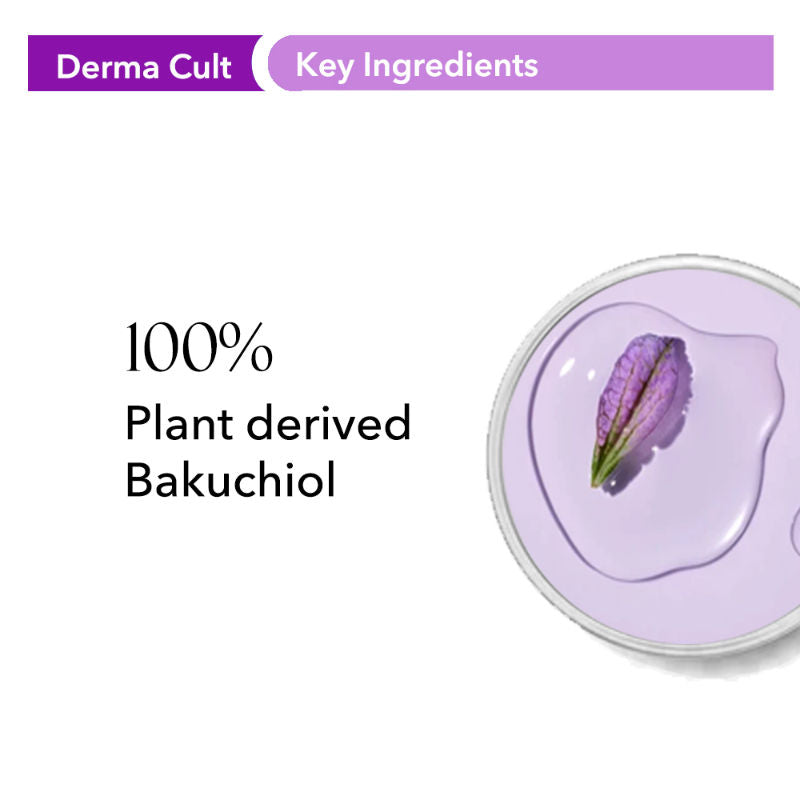 O3+ Derma Cult 100% Bakuchiol Serum For Anti Ageing, Retinol Alternative And Glow (30Ml)-3