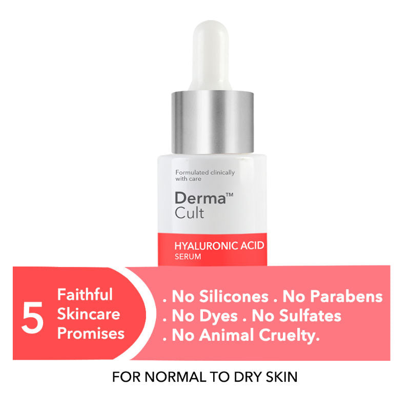 O3+ Derma Cult 2% Hyaluronic Acid Serum For Intense Hydration, Finelines & Glow With B5 (30Ml)-3