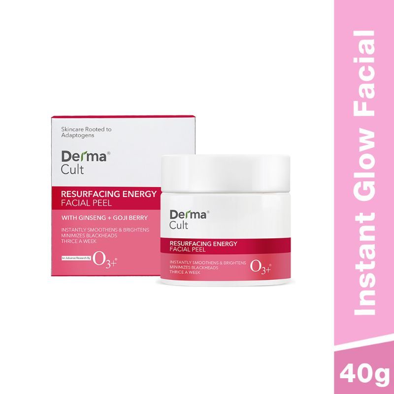 O3+ Derma Cult Resurfacing Energy Facial Peel For Instant Brightening + Adaptogen (40 G)