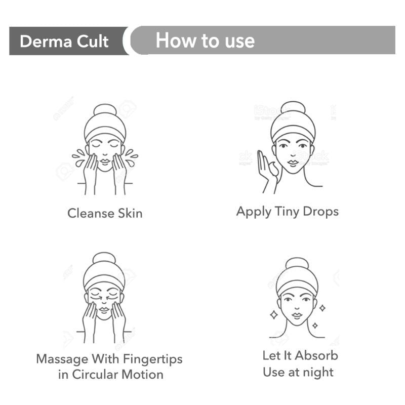 O3+ Derma Cult Retinol Cream Night Moisturizer For Wrinkles Radiance With Adaptogen (40 G)-3