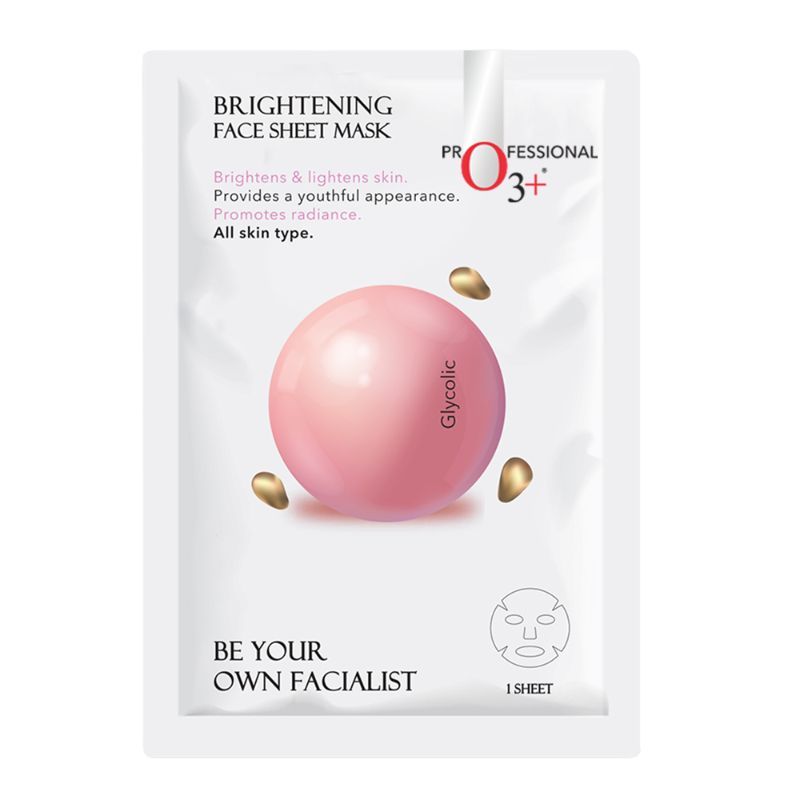 O3+ Facialist Brightening Face Sheet Mask With Glycolic (30G)