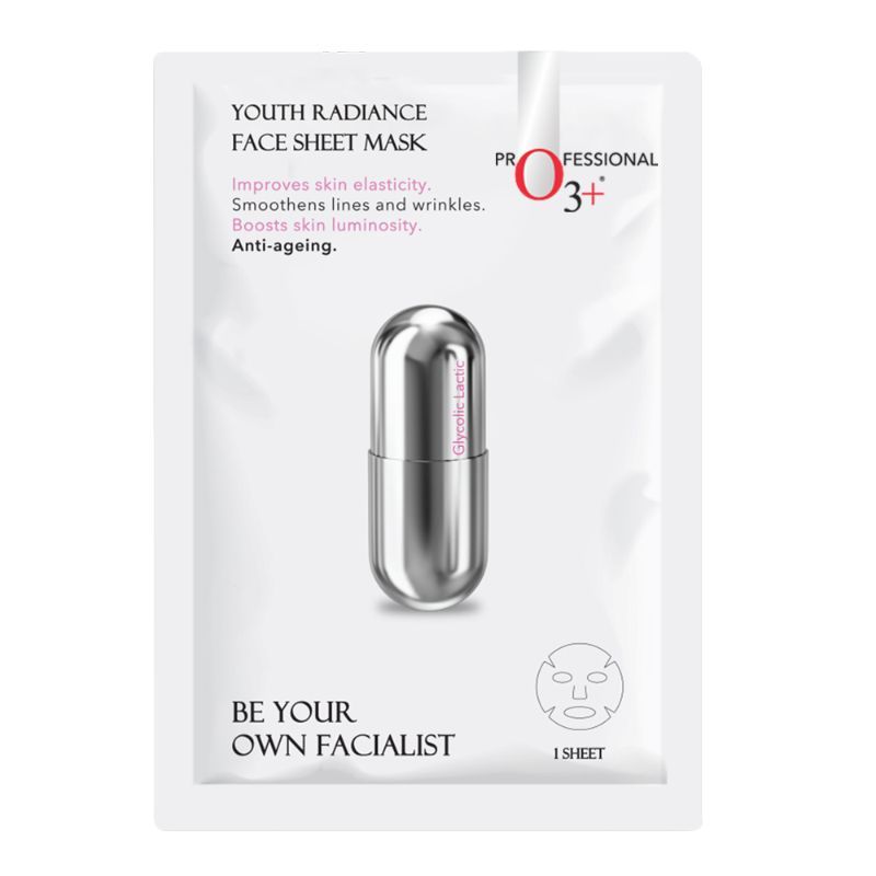 O3+ Facialist Youth Radiance Sheet Mask With Glycolic (30G)