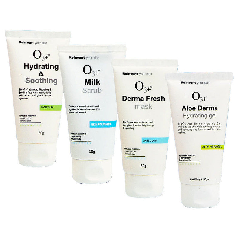 O3+ Glow As You Go Normal To Dry Skin Kit (50Gm Each)