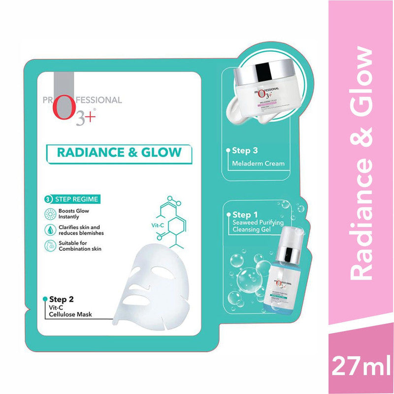 O3+ Instant Home Facial Radiance & Glow (27Ml + 2G)