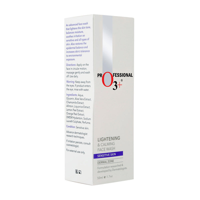 O3+ Lightening & Calming Face Wash Sensitive Skin (50Gm)