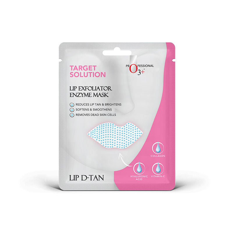 O3+ Lip Exfoliator Enzyme D-Tan Sheet Mask (1Pcs)