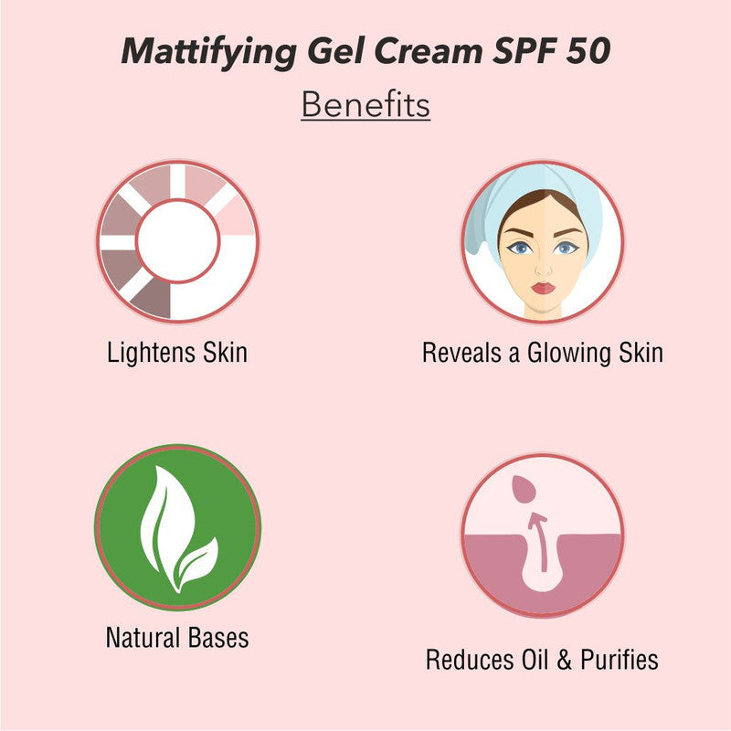 O3+ Mattifying Gel Cream Spf 50 -Dermal Zone (50Gm)-2