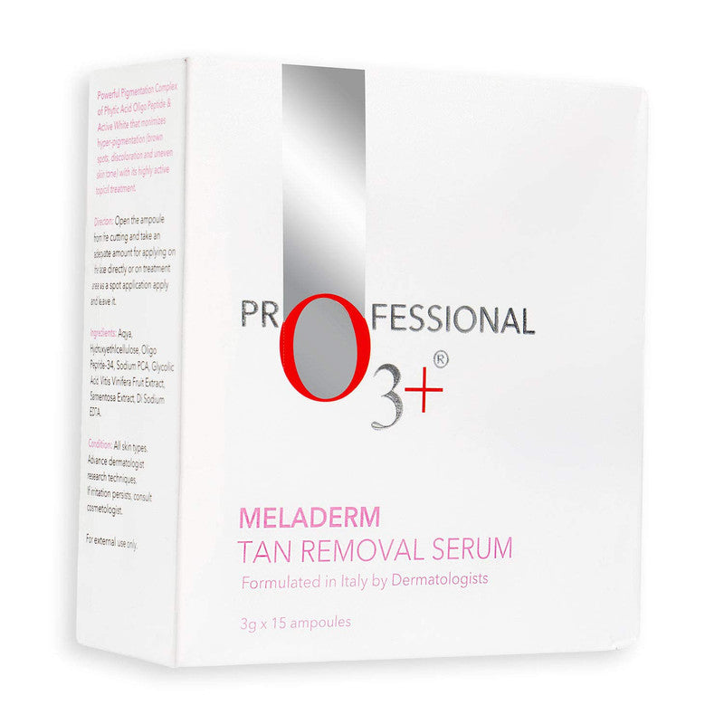 O3+ Meladerm Tan Removal Serum Set Of 3Gm X 15 Ampoules (45Gm)