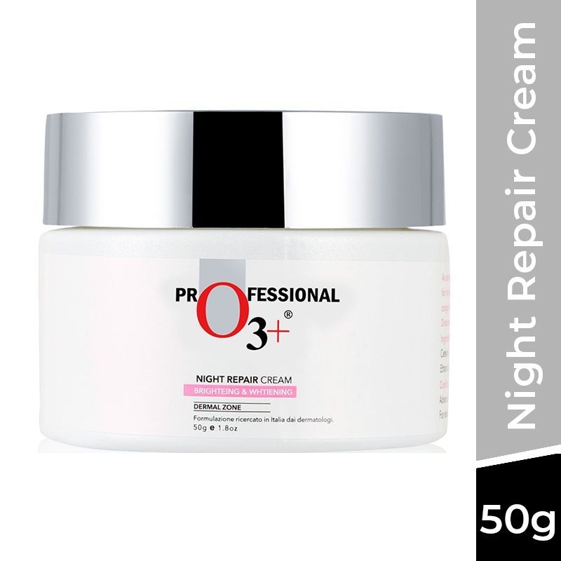 O3+ Night Repair Cream Brightening & Glow Boosting Dermal Zone (50Gm)