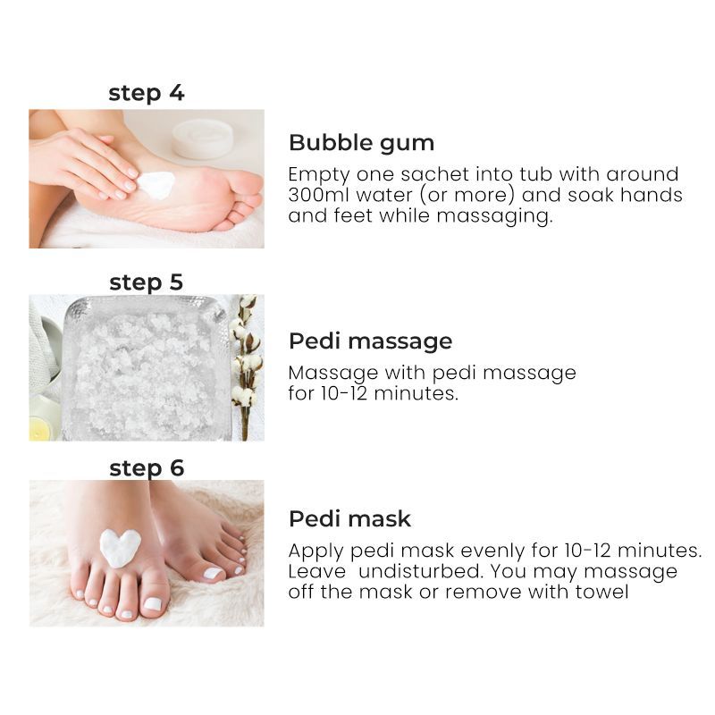 O3+ Pedilogix Bubble Gum Manicure Pedicure Kit (49Gm+8Ml)-3
