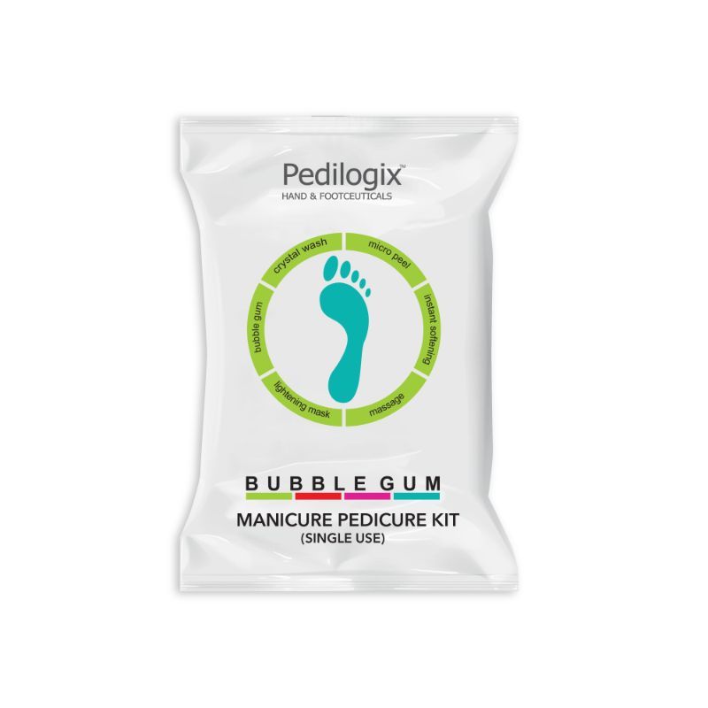 O3+ Pedilogix Bubble Gum Manicure Pedicure Kit (49Gm+8Ml)-6