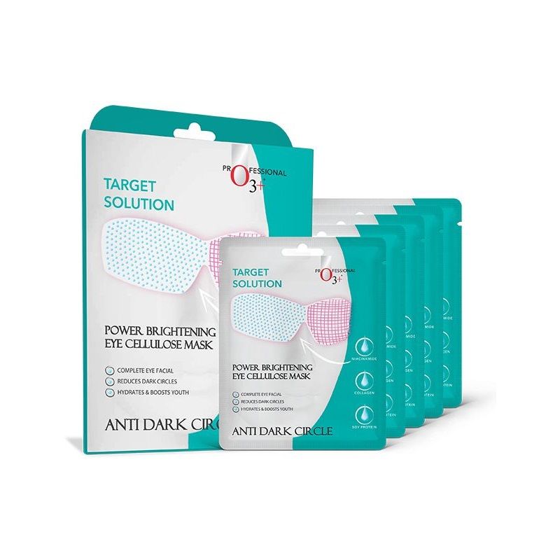 O3+ Power Brightening Anti Dark Circle Eye Sheet Mask (Set Of 12) (60 G)-5