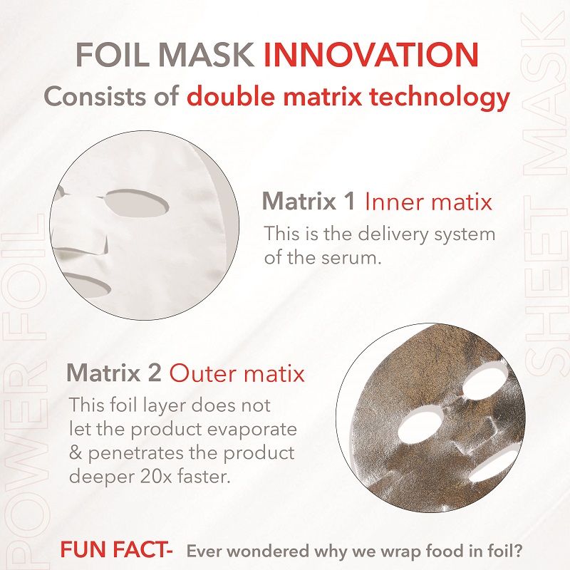O3+ Power Foil D-Tan Face Sheet Mask (20Ml)-4