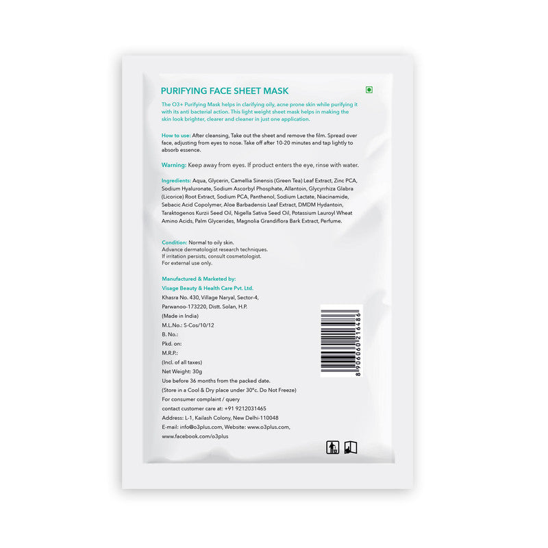 O3+ Purifying Face Sheet Mask (30G)-2