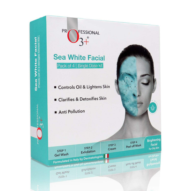 O3+ Sea White Facial Kit Pack Of 4 (180Gm)-3