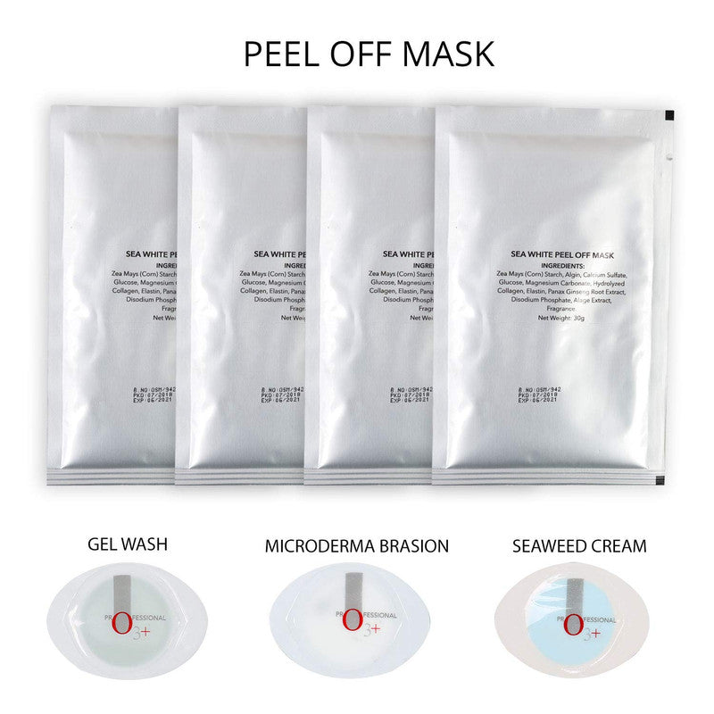 O3+ Sea White Facial Kit Pack Of 4 (180Gm)-4