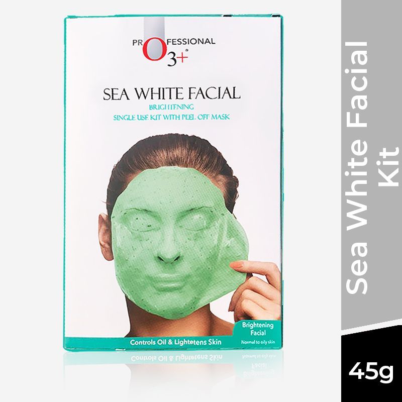 O3+ Sea White Facial With Brightening Peel Off Mask (40G + 5Ml)