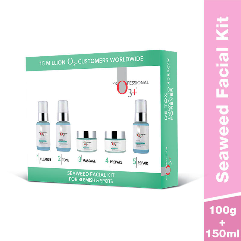 O3+ Seaweed Facial For Blemish & Spots Kit (100Gm+150Ml)