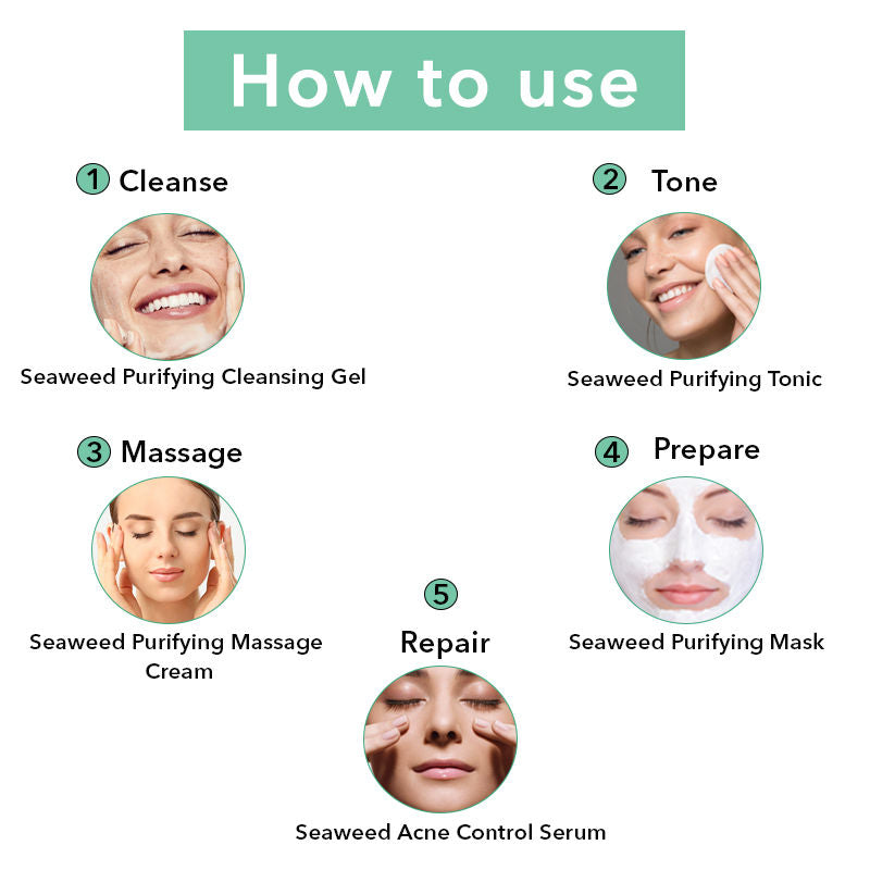 O3+ Seaweed Facial For Blemish & Spots Kit (100Gm+150Ml)-2