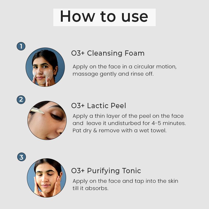 O3+ Shine & Glow Facial Kit For Instant Glow (32Gm+6Ml)-2