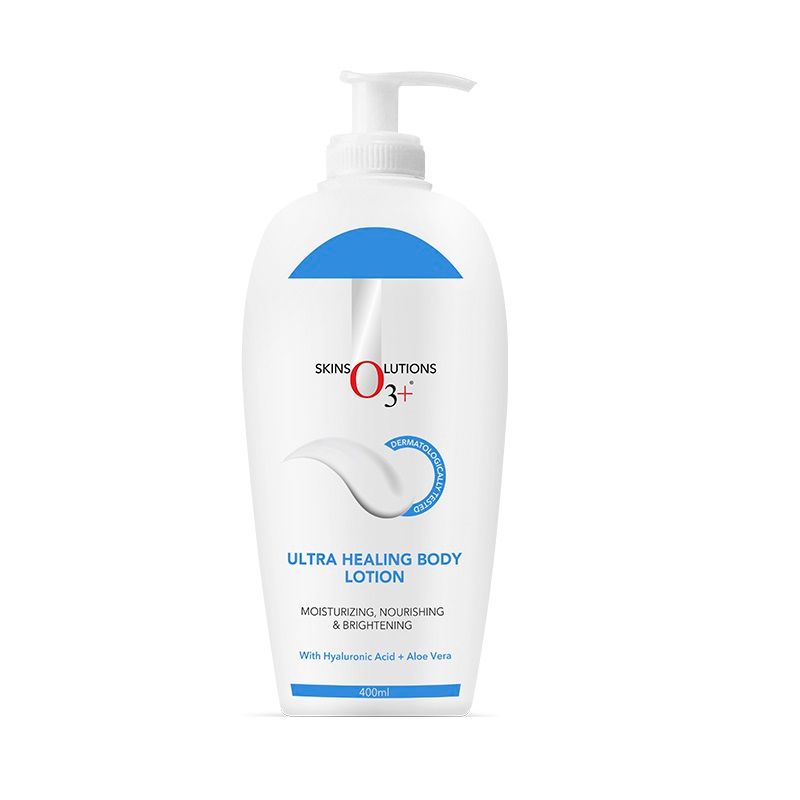 O3+ Ultra Healing Brightening Body Lotion Moisturiser With Hyaluronic Acid & Aloe Vera (400Ml)-5