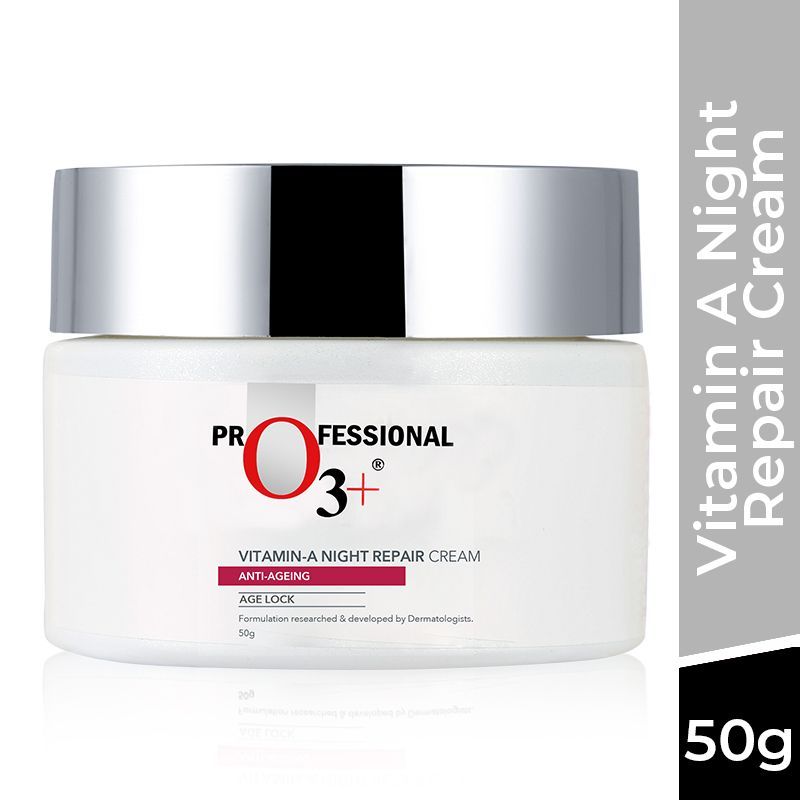 O3+ Vitamin-A Night Repair Anti-Ageing Cream (50Gm)
