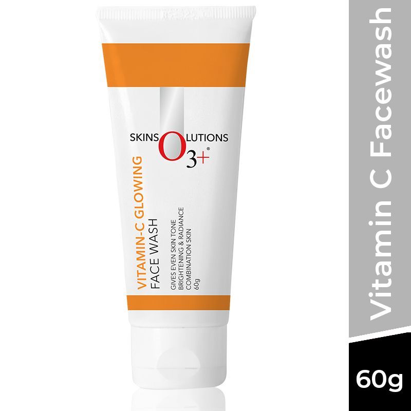 O3+ Vitamin C Face Wash Glow For Daily Brightening & Gentle Cleansing (60G)