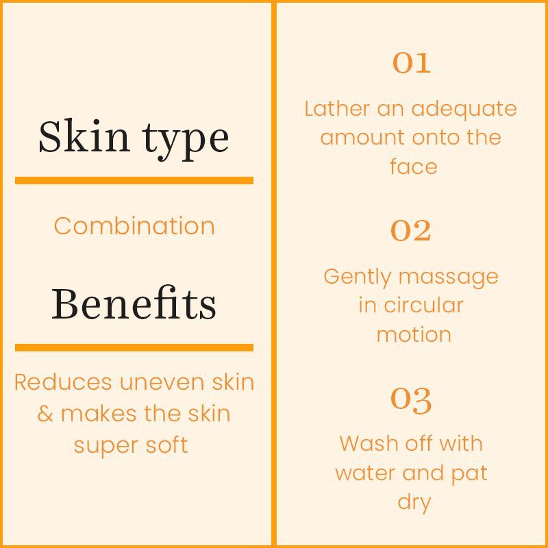O3+ Vitamin C Face Wash Glow For Daily Brightening & Gentle Cleansing (60G)-2