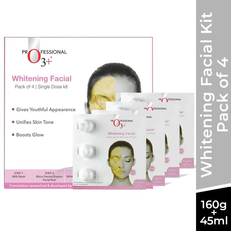 O3+ Whitening Facial Kit For Tan-Pigmented Skin (150Ml+100Gm)-6