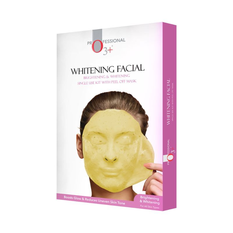 O3+ Whitening Facial Kit With Brightening & Whitening Peel Off Mask (40Gm+5Ml)-5