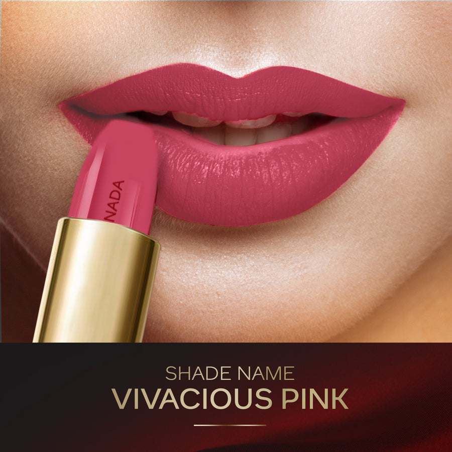 Faces Canada Matte Addiction Lipstick - Vivacious Pink 05-4