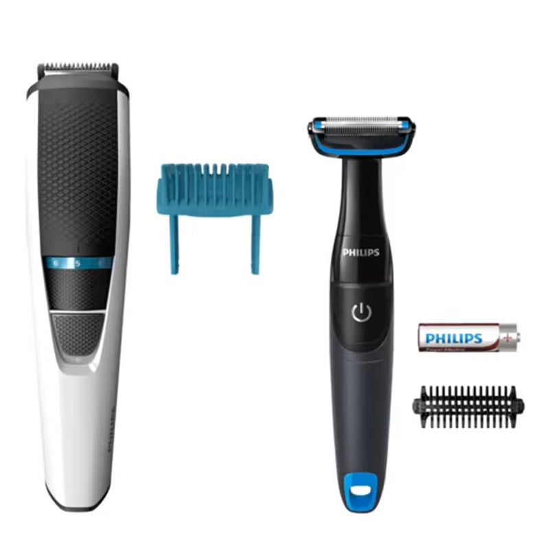 Philips Combo Pack (Trimmer + Body Grooming) Bt3203 + Bg1024