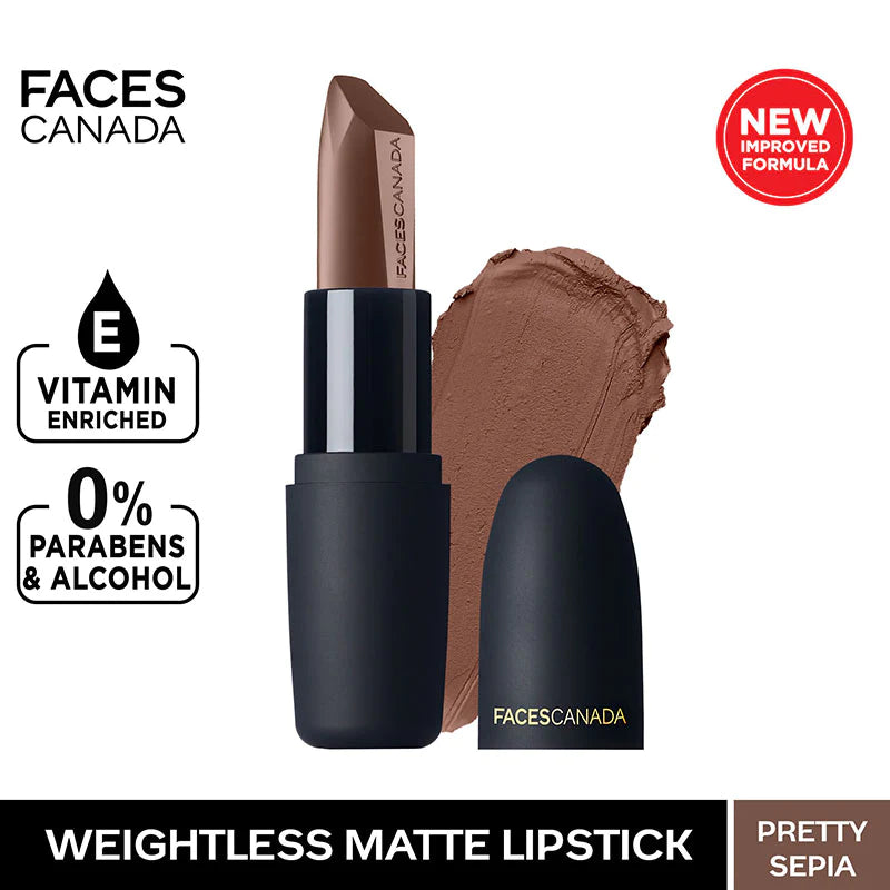 Faces Canada Weightless Matte Finish Lipstick (4.5Gm)-25