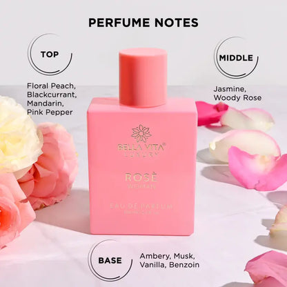 Bella Vita Rose Woman Luxury Perfume - 100Ml-3