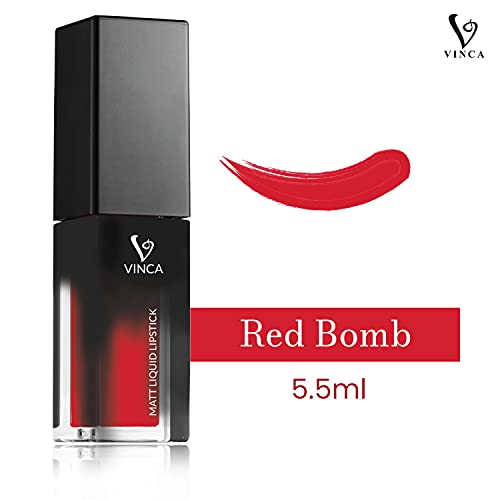 Vinca Matte Liquid Lipstick-Red Bomb