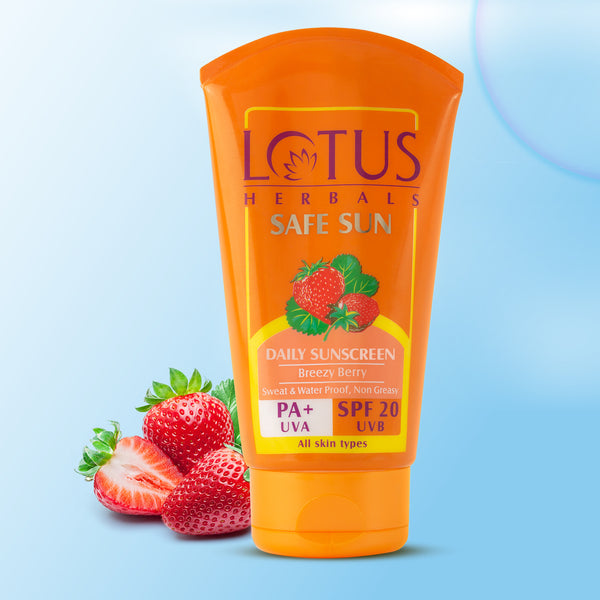 Lotus Herbals Safe Sunscreen Cream PA+ SPF 20 100g